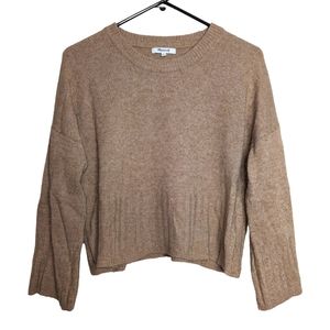 Madewell Women's Ayres Wide-Sleeve Pullover Wool Alpaca Sweater Size Medium
